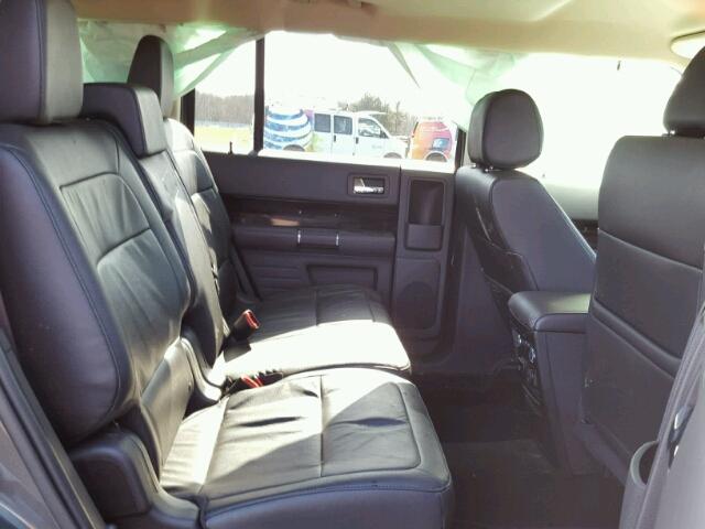 2FMHK6C87HBA04229 - 2017 FORD FLEX SEL GRAY photo 6