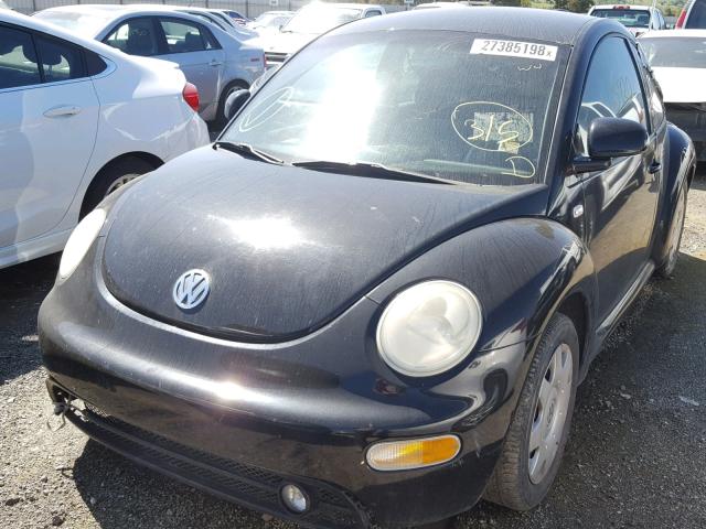 3VWCC21C9YM439387 - 2000 VOLKSWAGEN NEW BEETLE BLACK photo 2