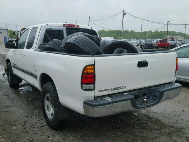 5TBRN34171S148294 - 2001 TOYOTA TUNDRA ACC WHITE photo 3