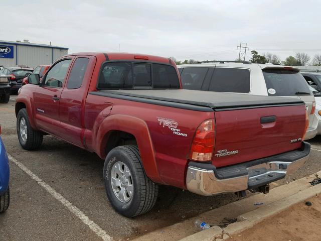 5TEUU42N46Z158467 - 2006 TOYOTA TACOMA ACC RED photo 3