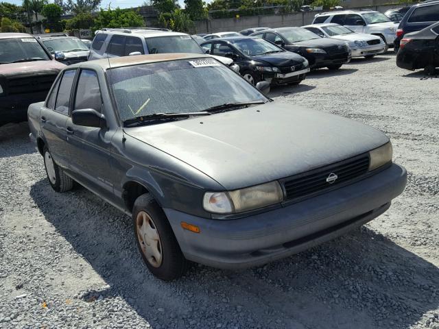 1N4EB31F8PC811760 - 1993 NISSAN SENTRA E GREEN photo 1