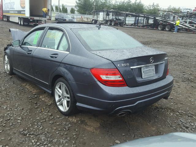 WDDGF8AB9ER311611 - 2014 MERCEDES-BENZ C 300 4MAT GRAY photo 3