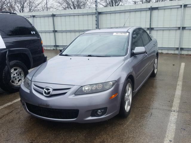 1YVHP81C275M36183 - 2007 MAZDA 6 I CHARCOAL photo 2