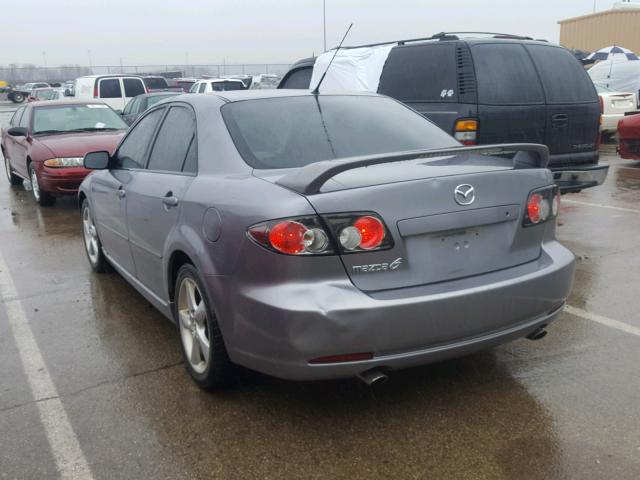 1YVHP81C275M36183 - 2007 MAZDA 6 I CHARCOAL photo 3