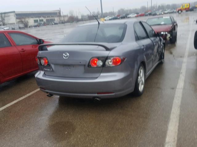 1YVHP81C275M36183 - 2007 MAZDA 6 I CHARCOAL photo 4