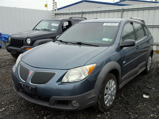 5Y2SL65808Z406580 - 2008 PONTIAC VIBE BLUE photo 2