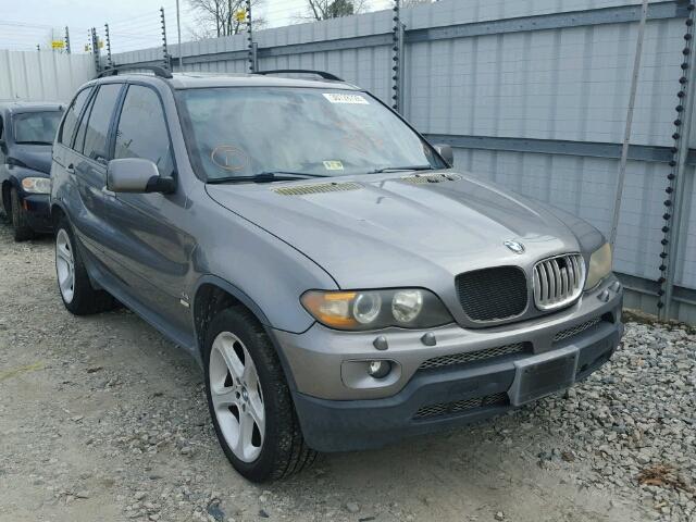 5UXFB535X4LV02462 - 2004 BMW X5 4.4I GRAY photo 1