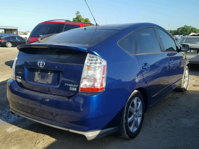 JTDKB20U787788974 - 2008 TOYOTA PRIUS BLUE photo 4