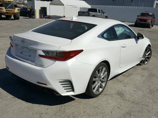 JTHHE5BCXF5007203 - 2015 LEXUS RC 350 WHITE photo 4