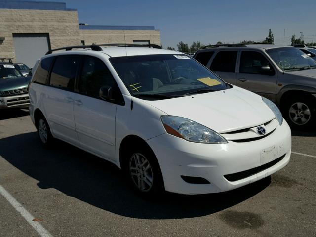 5TDZA23C26S489920 - 2006 TOYOTA SIENNA CE WHITE photo 1