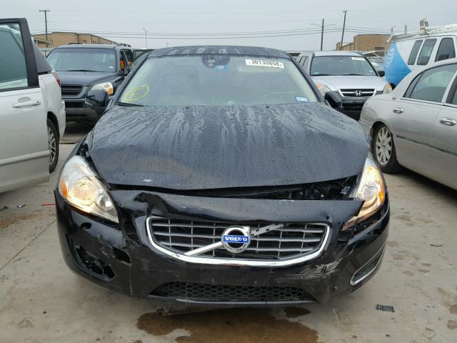 YV1612FS0D2207889 - 2013 VOLVO S60 T5 BLACK photo 9