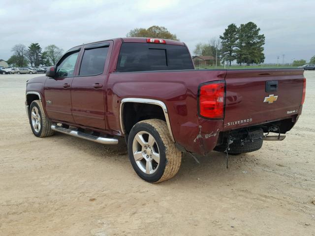 3GCPCREC9FG283872 - 2015 CHEVROLET SILVERADO BURGUNDY photo 3