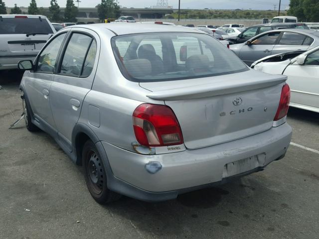 JTDBT123720212992 - 2002 TOYOTA ECHO SILVER photo 3