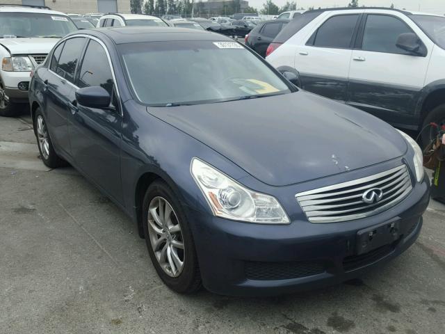 JNKCV61E79M012260 - 2009 INFINITI G37 BASE BLUE photo 1