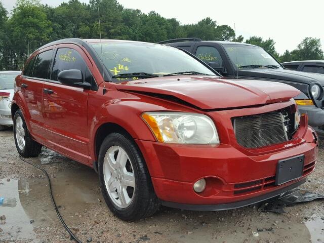 1B3HB48B07D513618 - 2007 DODGE CALIBER SX RED photo 1