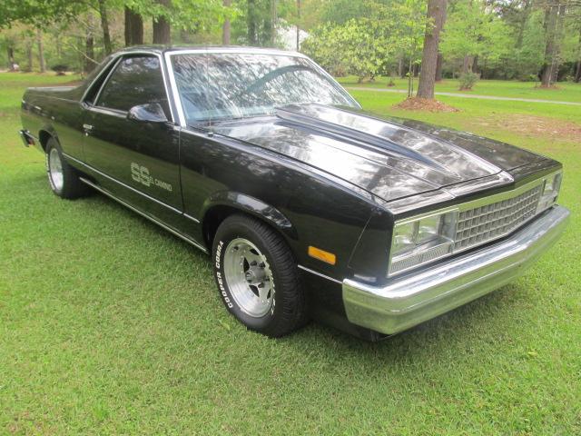 3GCCW80H1HS915458 - 1987 CHEVROLET EL CAMINO BLACK photo 1