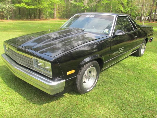 3GCCW80H1HS915458 - 1987 CHEVROLET EL CAMINO BLACK photo 2