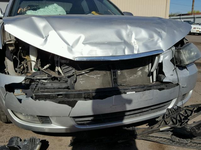 5NPEU46F76H056915 - 2006 HYUNDAI SONATA GLS SILVER photo 9