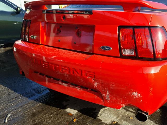 1FAFP42X44F102594 - 2004 FORD MUSTANG GT RED photo 9