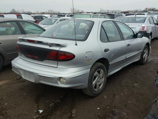 1G2JB524417378623 - 2001 PONTIAC SUNFIRE SE SILVER photo 4