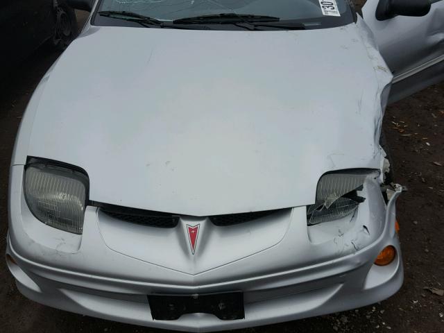 1G2JB524417378623 - 2001 PONTIAC SUNFIRE SE SILVER photo 7