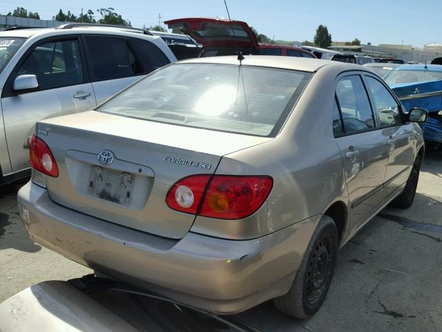 1NXBR32E74Z269731 - 2004 TOYOTA COROLLA CE GOLD photo 4