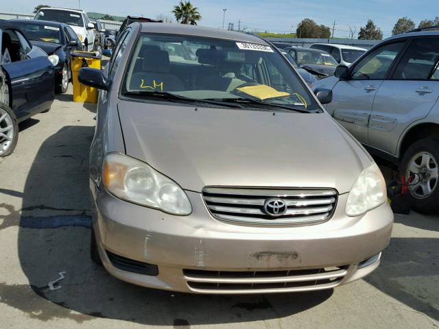 1NXBR32E74Z269731 - 2004 TOYOTA COROLLA CE GOLD photo 9