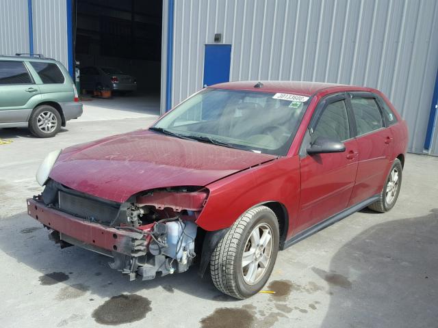 1G1ZT648X4F143602 - 2004 CHEVROLET MALIBU MAX MAROON photo 2