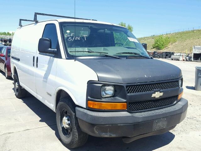 1GCGG25V961108145 - 2006 CHEVROLET EXPRESS G2 WHITE photo 1