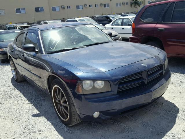 2B3KA43R56H364296 - 2006 DODGE CHARGER BLUE photo 1