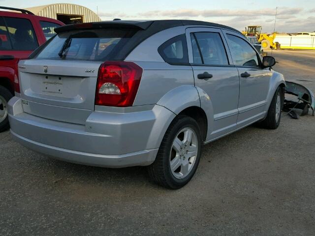 1B3HB48B38D771200 - 2008 DODGE CALIBER SX SILVER photo 4