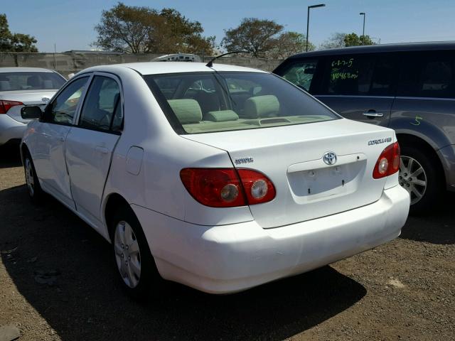 1NXBR32E46Z643022 - 2006 TOYOTA COROLLA CE WHITE photo 3