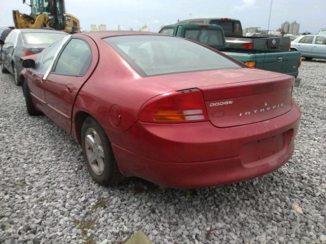 2B3HD56MX3H542173 - 2003 DODGE INTREPID E RED photo 3