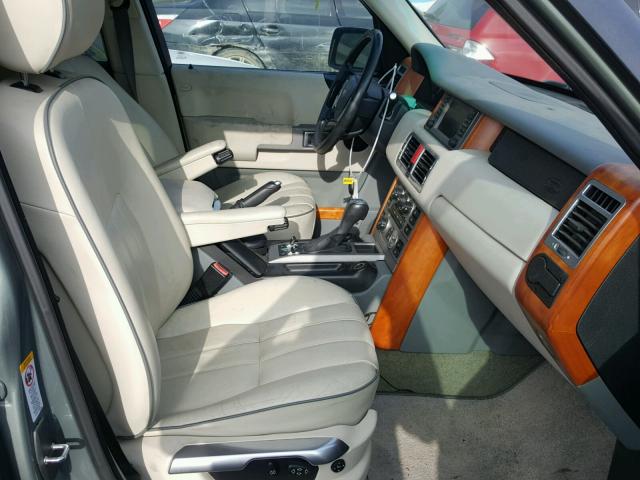 SALME11494A162440 - 2004 LAND ROVER RANGE ROVE GRAY photo 5