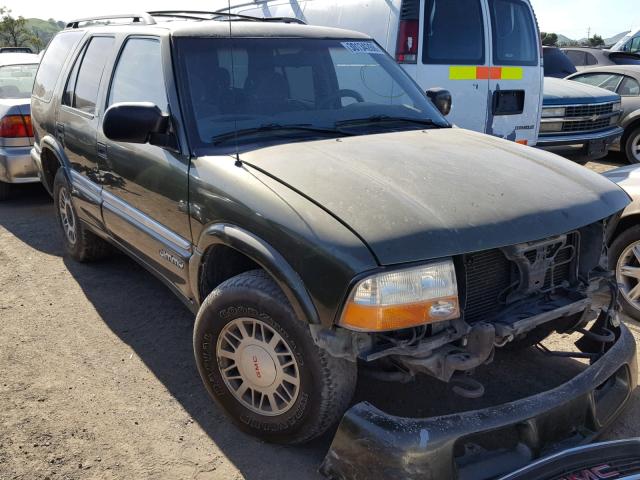 1GKDT13W312140133 - 2001 GMC JIMMY GREEN photo 1