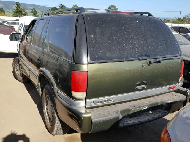 1GKDT13W312140133 - 2001 GMC JIMMY GREEN photo 3