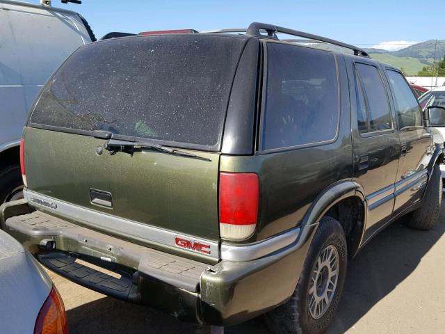 1GKDT13W312140133 - 2001 GMC JIMMY GREEN photo 4