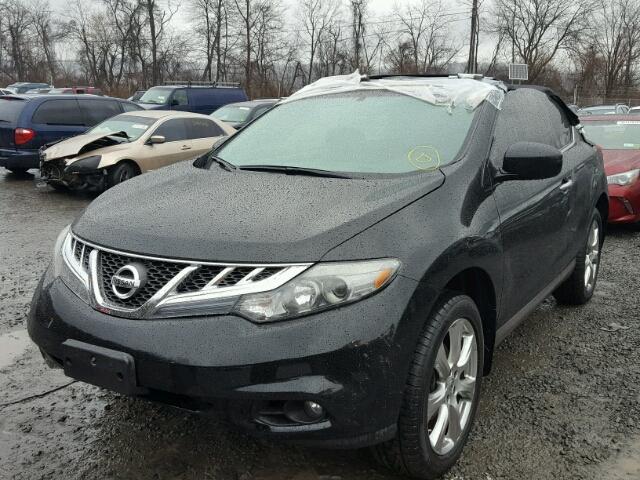 JN8AZ1FY9EW302618 - 2014 NISSAN MURANO CRO BLACK photo 2