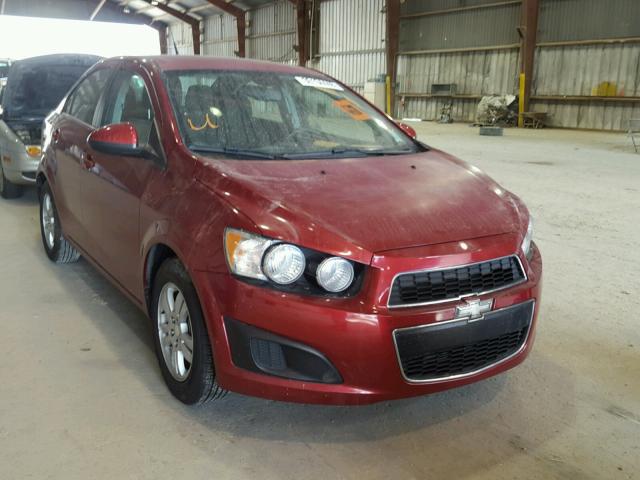 1G1JD5SB0C4200242 - 2012 CHEVROLET SONIC LT RED photo 1