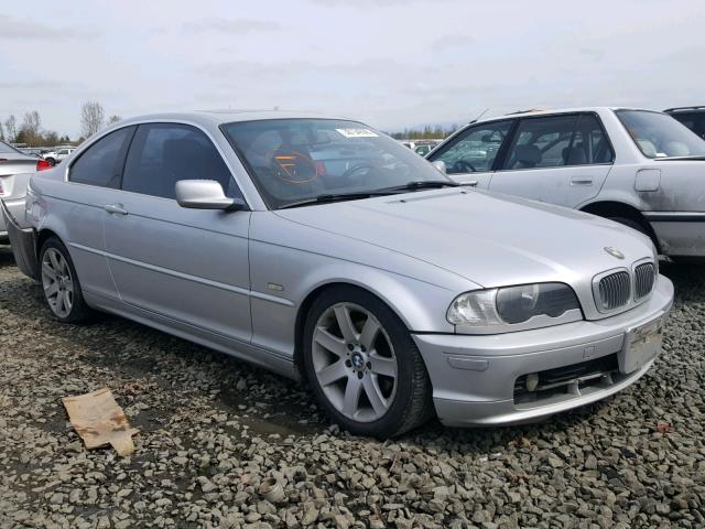 WBABN33441JW50369 - 2001 BMW 325 CI SILVER photo 1