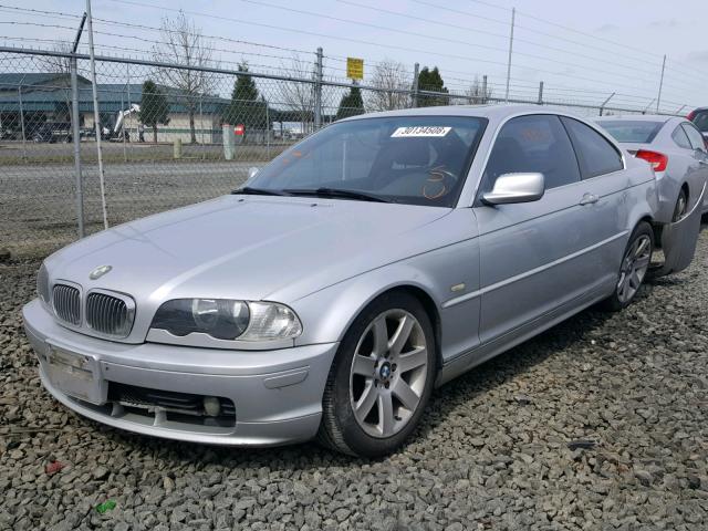 WBABN33441JW50369 - 2001 BMW 325 CI SILVER photo 2