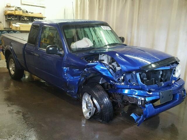 1FTYR14U24PB61653 - 2004 FORD RANGER SUP BLUE photo 1