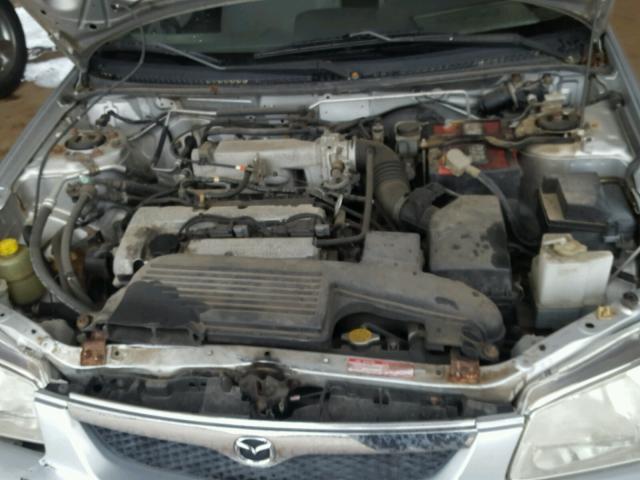 JM1BJ2221Y0302215 - 2000 MAZDA PROTEGE GRAY photo 7