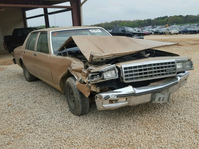 1G1BN69Z4FY125195 - 1985 CHEVROLET CAPRICE CL BROWN photo 1