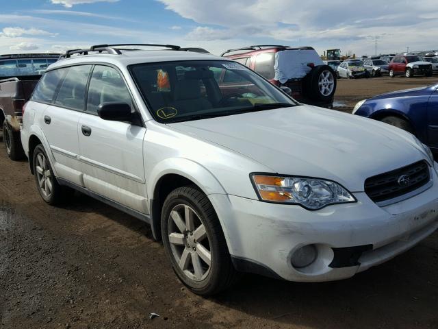 4S4BP61C377326517 - 2007 SUBARU LEGACY OUT WHITE photo 1