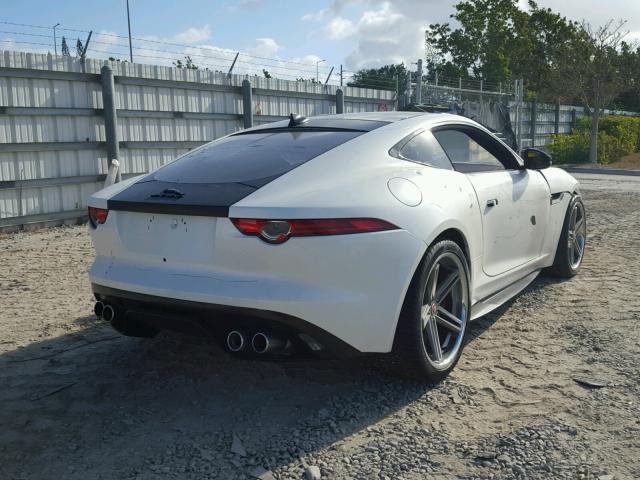 SAJWJ6DL5GMK29664 - 2016 JAGUAR F-TYPE R WHITE photo 4