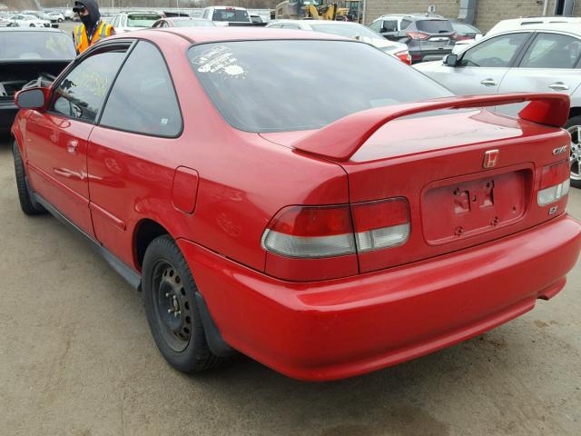 1HGEJ8247YL100500 - 2000 HONDA CIVIC EX RED photo 3