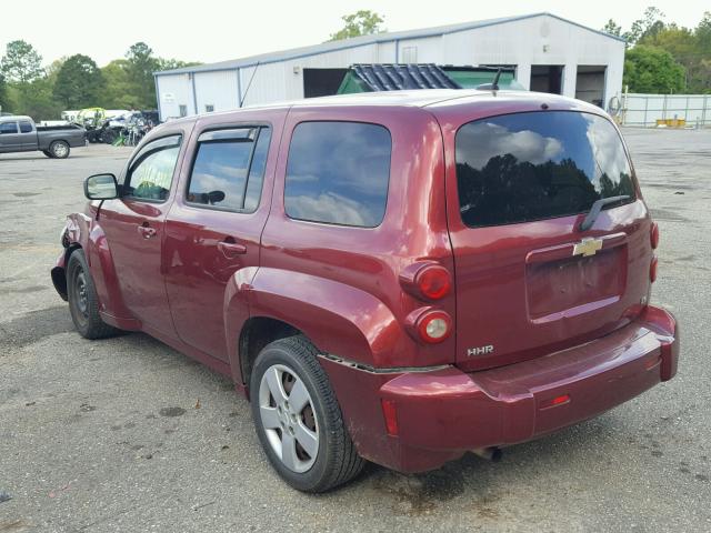 3GNDA13DX8S628002 - 2008 CHEVROLET HHR LS MAROON photo 3