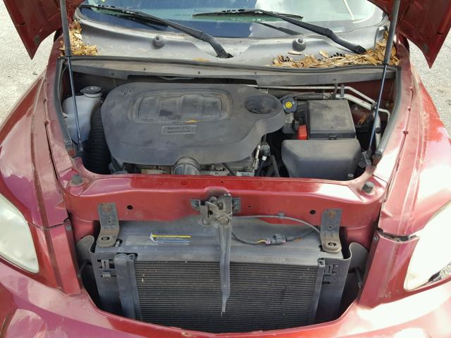 3GNDA13DX8S628002 - 2008 CHEVROLET HHR LS MAROON photo 7