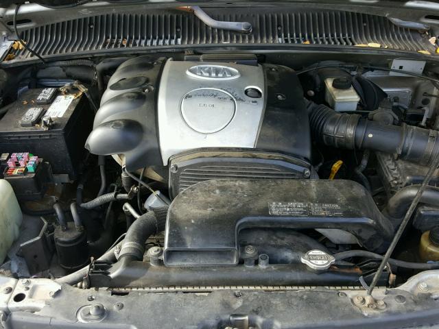 KNDJB723315071230 - 2001 KIA SPORTAGE SILVER photo 7